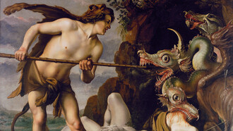 Hendrick Goltzius, Cadmo uccide il drago