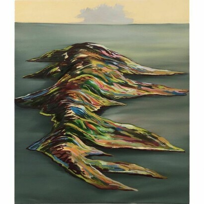 Paul Branca, Isola, 2013, oil on canvas, 21 x 18 in. Courtesy Scaramouche, NY.