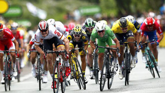 Lo sprint di Mark Cavendish