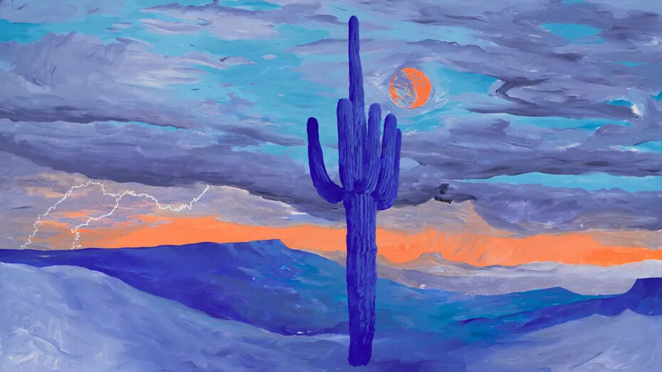 Esteban Cabeza de Baca, Taos lightning (detail), 2025. Courtesy of David B. Smith Gallery