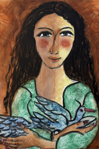 Shalabia Ibrahim, Untitled (detail), 2025. Courtesy of Artbooth Gallery 
