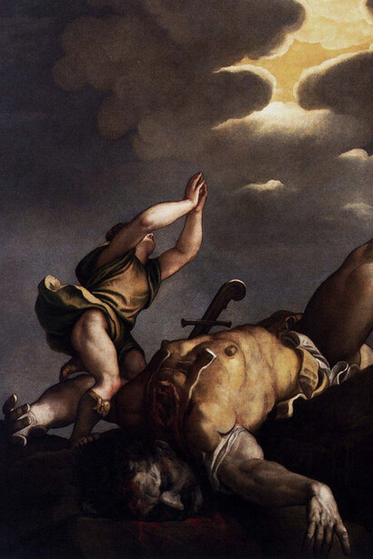 Tiziano, David y Goliat