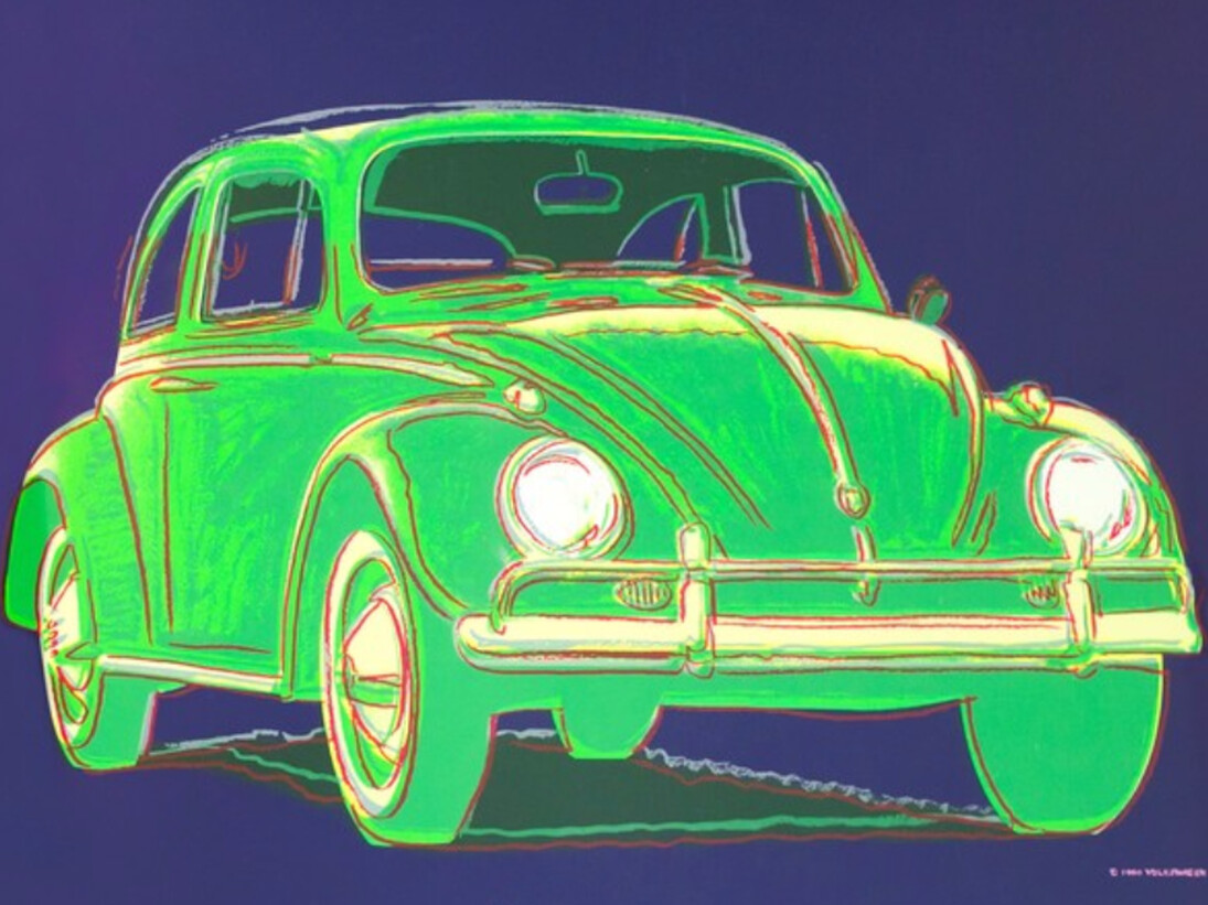 Andy Warhol, Volkswagen, 1985. Courtesy of David Benrimon Fine Art