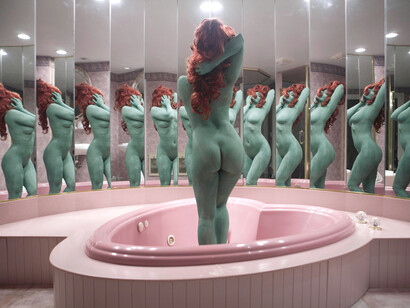 Juno Calypso, A Dream in Green, 2015 © Juno Calypso. Courtesy of Flowers Gallery