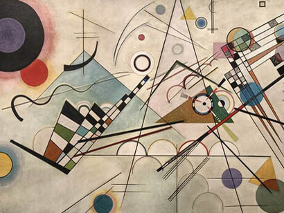Wassily Kandinsky  (1866–1944). Composición VIII, 1923, Museo Solomon R. Guggenheim, Nueva York, EE. UU.
