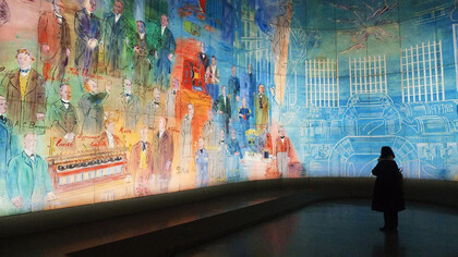 'La Fée Electrique' de Raoul Dufy en el Museo de Arte Contemporáneo de la ciudad de París, Francia