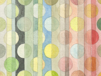 Transition 1, watercolour, 16 x 12 cm, Mark Weighton, 2020