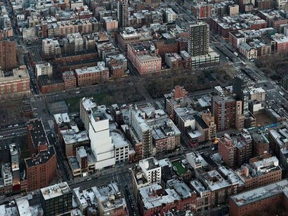 The New Museum. Aerial photo by Iwan Baan