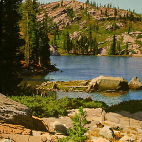 Peter Loftus, Salmon lake (detail), 2006. Courtesy of Andra Norris Gallery 