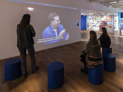 Various artists, Young graphic design Switzerland!, exhibition view. Courtesy of Museum für Gestaltung