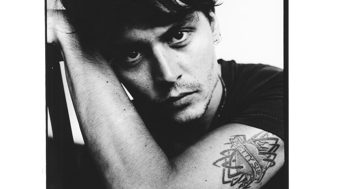 David Bailey (b. 1938), Johnny Depp, 1995 © David Bailey
