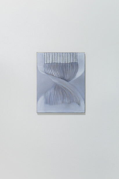 Vika Prokopaviciute, FN Brush Twist, 2021, oil on linen. Laurynas Skeisgiela / images copyright and courtesy of the artist and Galerija Vartai