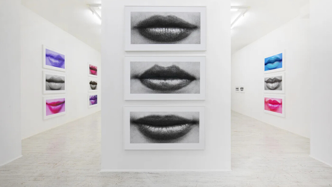 Sam Samore, Schizophrenic beauty (Continued), exhibition view. Courtesy of Thomas Brambilla