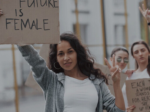 Amid chants for change, these women stand united, pushing for political systems that acknowledges their role as equal contributors to society