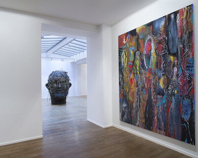 Jim Dine, Exhibition view. Courtesy of galerie Templon