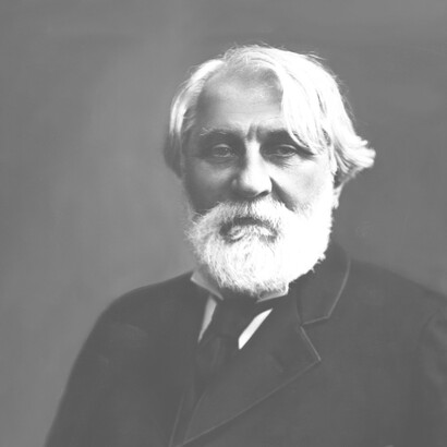 Ivan Turgenev in uno scatto del celebre Nadar. Fabio Picchi teneva questa foto su un ripiano della bottega C.Bio