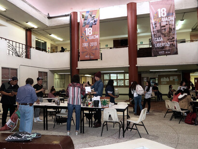 Interior del plantel Casa Libertad de la UACM