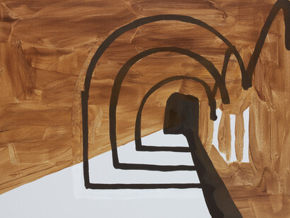Nobuyuki Takahashi, Portico, 2012, acrylic on canvas, 65.2 x 91 cm