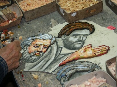 Piero Giannoni at work ©  Stefania Neri