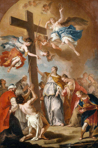 Nicola Grassi, Sebastiano Ricci, The discovery of the holy cross by Empress Helena (detail), 1734/35. Mit freundlicher genehmigung des DomQuartier Museums