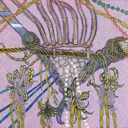 Laura Sharp Wilson, V is for victory, 2025. Courtesy of McKenzie Fine Art