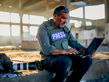 An injured reporter underscores the extreme risks and human cost behind war journalism