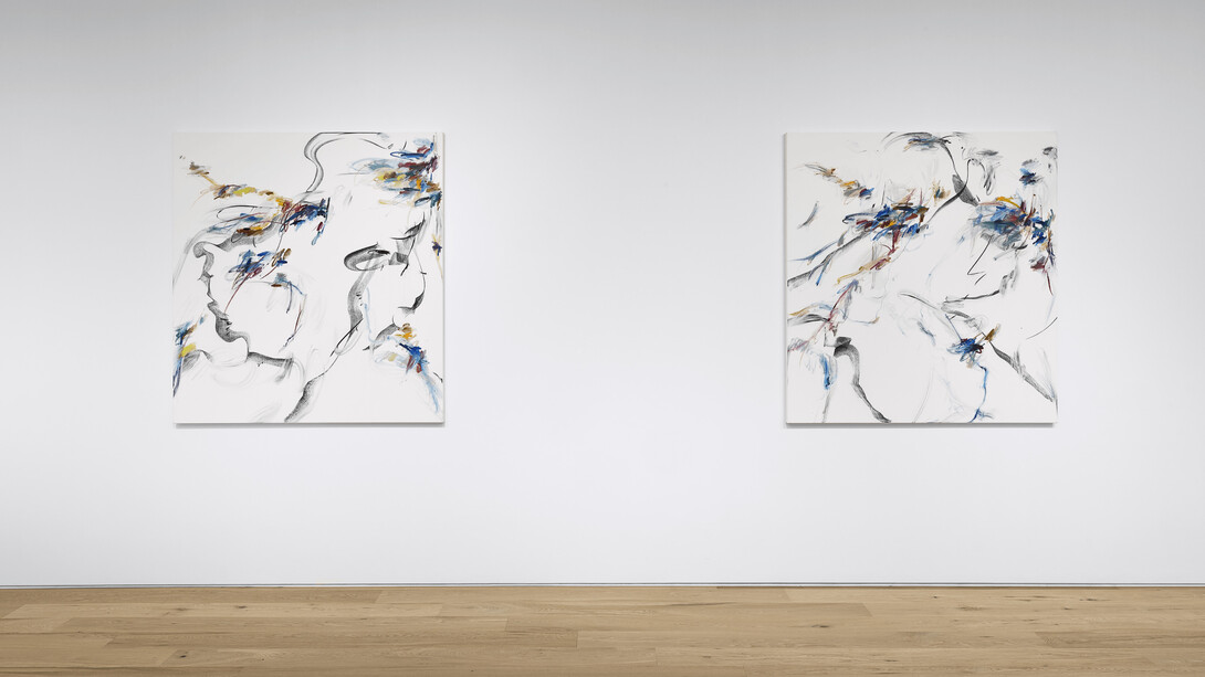 Xiyao Wang's Allongé - Out of Reach, installation view, Perrotin Seoul. Photo by Hwang Jungwook. Courtesy of the artist and Perrotin