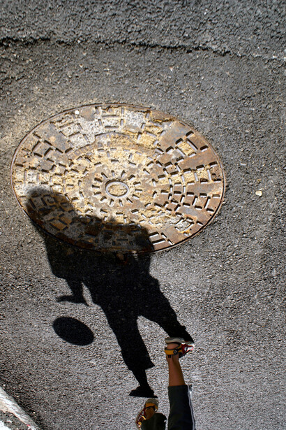 Frédéric Lecomte (Prendre la lune à rebond, 2011, Tirages numériques contrecollés sur PVC, 4 éléments de 50 x 75 cm © l’artiste
