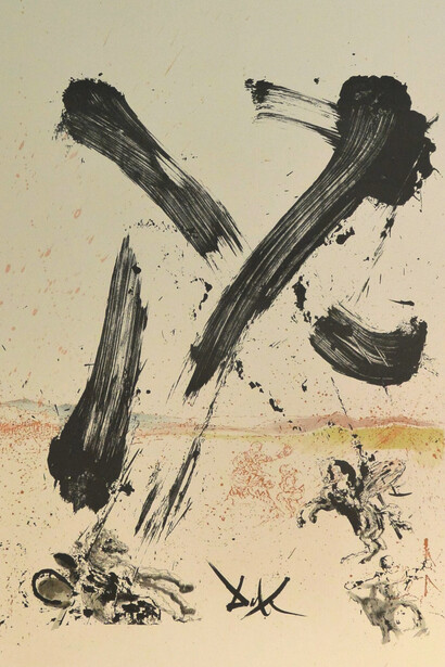 Salvador Dalí, Don Quijote: Ataque a los molinos