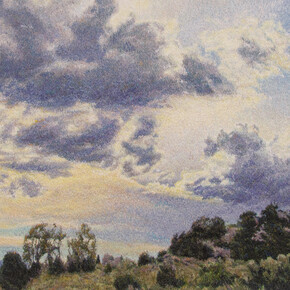 Carol Shinn, Road to mtns (detail). Courtesy of Duane Reed Gallery 