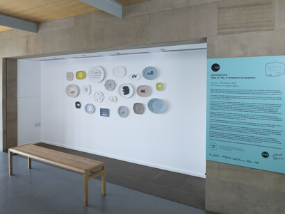 Janine Burrows, Table to Tide, A Yorkshire Conversation at YSP, 2022. Photo ©Jonty Wilde courtesy Yorkshire Sculpture Park