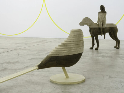 Xavier Veilhan, Do vento, exhibition view. Courtesy of Nara Roesler