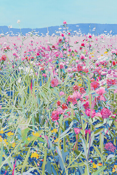 Isca Greenfield-Sanders, Cut from a dream, artwork in exhibition. Courtesy of Berggruen Gallery