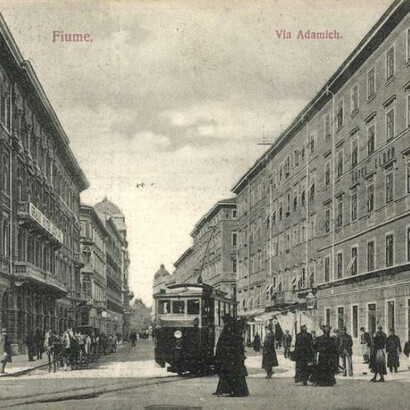 Fiume agli inizi del Novecento. Attuale città di Rijeka, Croazia