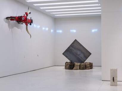 Various artists, By way of, material and motion, exhibition view. Courtesy of Guggenheim Museum