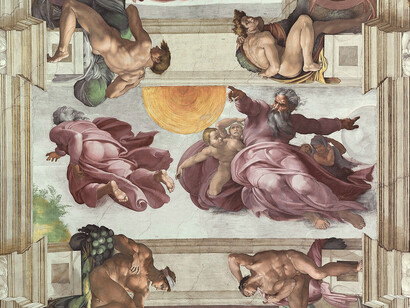 Michelangelo painted the Sistine Chapel ceiling in Vatican City between 1508 and 1512, creating one of the defining masterpieces of High Renaissance art