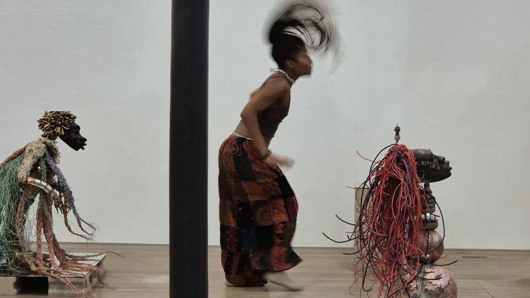 Terrence Musekiwa, Notions de temps, vue d'exposition. Avec l'aimable autorisation de la Galerie Eric Dupont