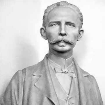 Primer busto de José Martí en Cuba, obra de Ugo Luisi. Imagen tomada de: Morales Tejeda, A. L. De memorias y monumentos. La iconografía martiana en la República. En Revista de la Biblioteca Nacional de Cuba José Martí. No. 1. enero-junio, 2018.