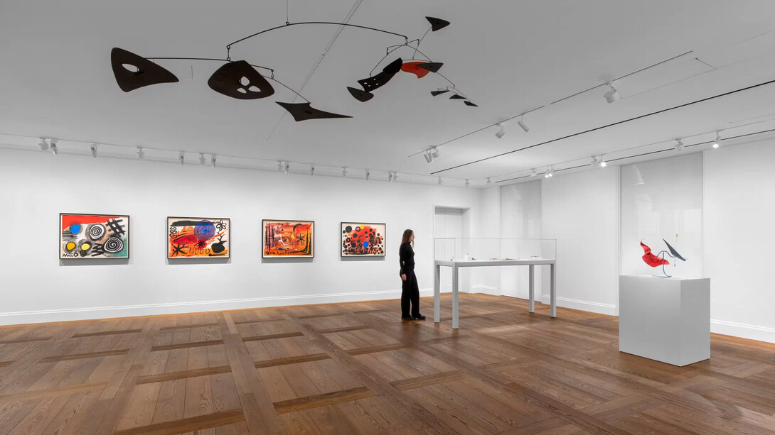Calder : François Premier, vue de l’exposition. Avec l’aimable autorisation de la galerie Hauser & Wirth