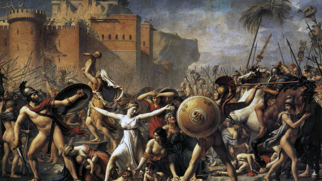 «El rapto de las sabinas» (1799), Jacques-Louis David