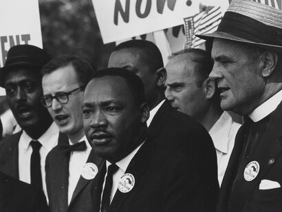 AAVV. I have a dream. Martin Luther King parla alla folla durante la marcia per i diritti civili su Washington nel 1963 © NARA LA CASA DI VETRO, Milano
