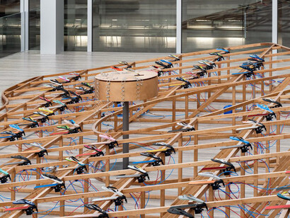 Meriem Bennani, For my best family, exhibition view. Courtesy Fondazione Prada