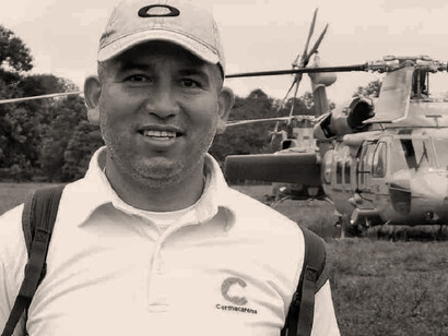 Javier Francisco Parra Cubillos, coordinador ambiental de la Corporación para el Desarrollo Sostenible del Área de Manejo Especial La Macarena, fue asesinado el 2020