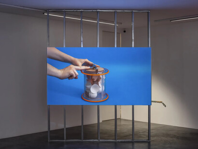 Gülşah Mursaloğlu, Downtime, spread too thin, exhibition view. Courtesy of Sanatorium Gallery