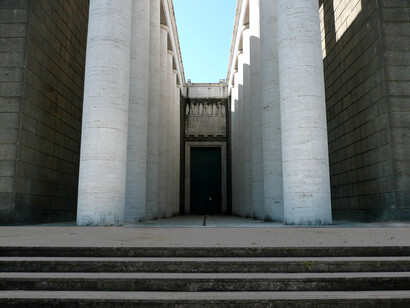 Pietro Aschieri, Cesare Pascoletti, Gino Peressutti, Domenico Bernardini, Palazzo per la Mostra della Romanità