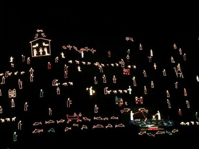 Manarola´s Christmas lights