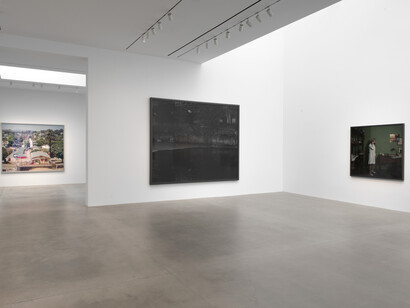 Jeff Wall, exhibition view. Courtesy of Gagosian  