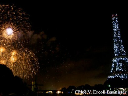 Tour Eiffel during the fireworks’ display
