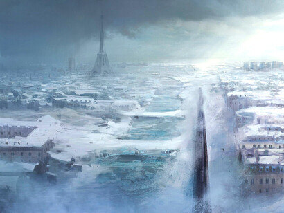 Arte conceptual para la serie de televisión «Snowpiercer», estrenada en 2020