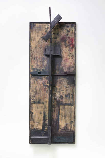 REIF. 7224.
2020, wood and paint, 222.3 x 76.2 x 24.1 cm (87 1⁄2 x 30 x 9 1
⁄2 in)
Courtesy the Artist and Xavier Hufkens, Brussels